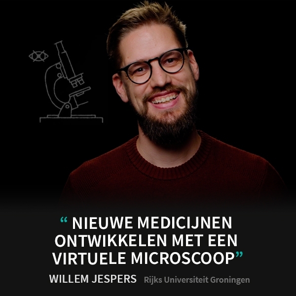Willem Jespers - Nieuwe medicijnen ontwikkelen met een virtuele microscoop - Eye-openers